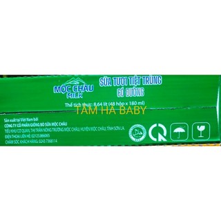 Thùng sữa tươi Mộc Châu ( 48 hộp x 180ml )