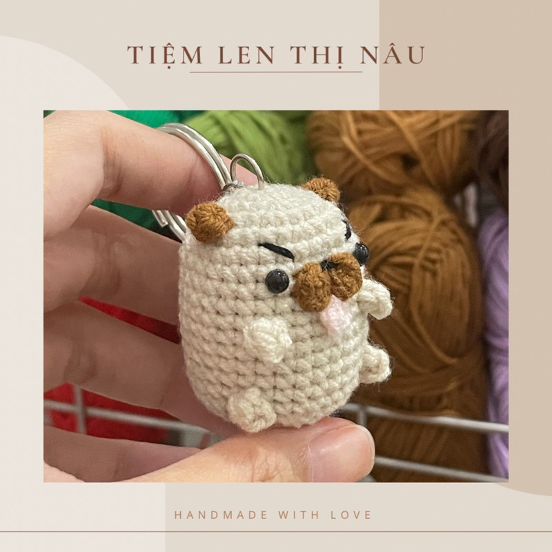 Cún Nhỏ - Móc khoá len