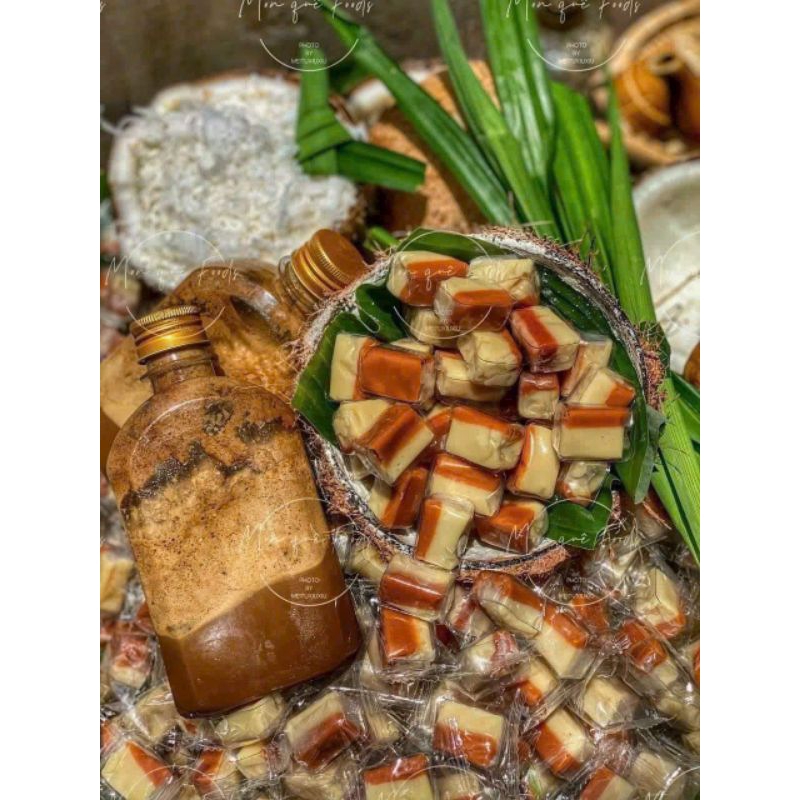500g kẹo dừa sáp cà phê muối