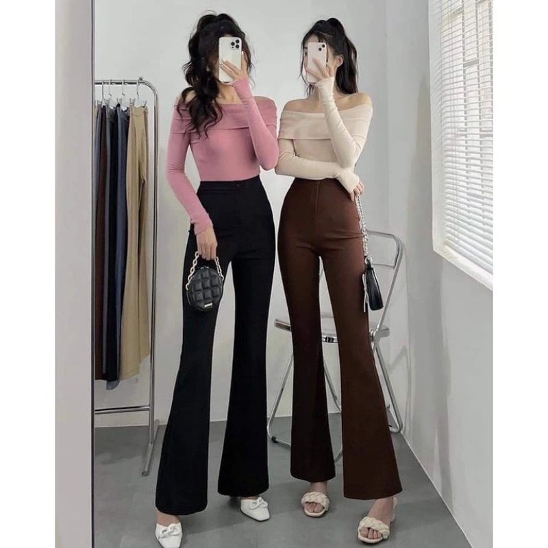 Quần tây ống loe pass dài 104cm