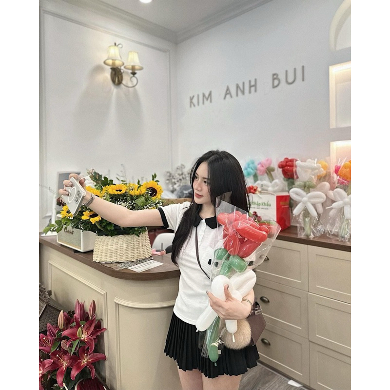 Áo thun túi nơ hot hit Kim Anh Bùi