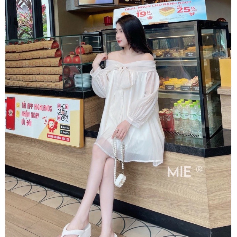 💖FREESHIP💖ÁO VÁY TRỄ VAI NƠ TO DÀI TAY CHẤT VOAN TƠ BỒNG BỀNH - TÚ ANH SHOP