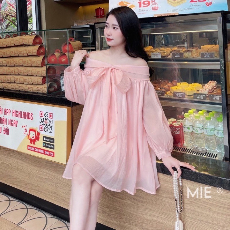 💖FREESHIP💖ÁO VÁY TRỄ VAI NƠ TO DÀI TAY CHẤT VOAN TƠ BỒNG BỀNH - TÚ ANH SHOP
