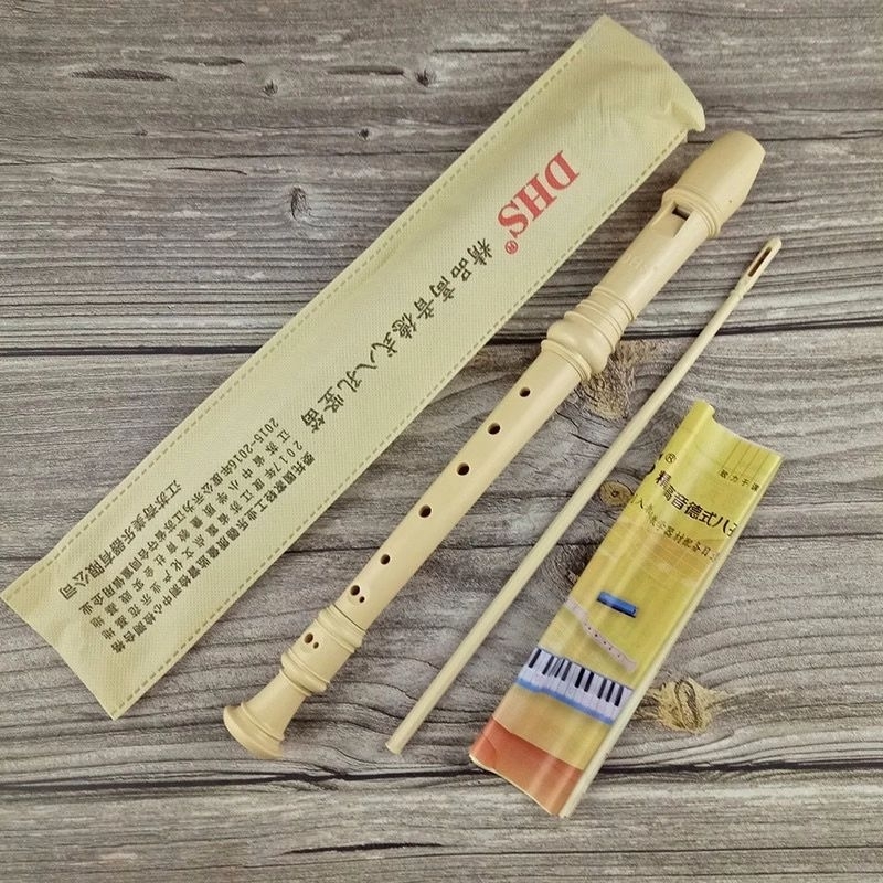 Sáo recorder DHS 8 lỗ chính hãng  - tặng que vệ sinh Freeship