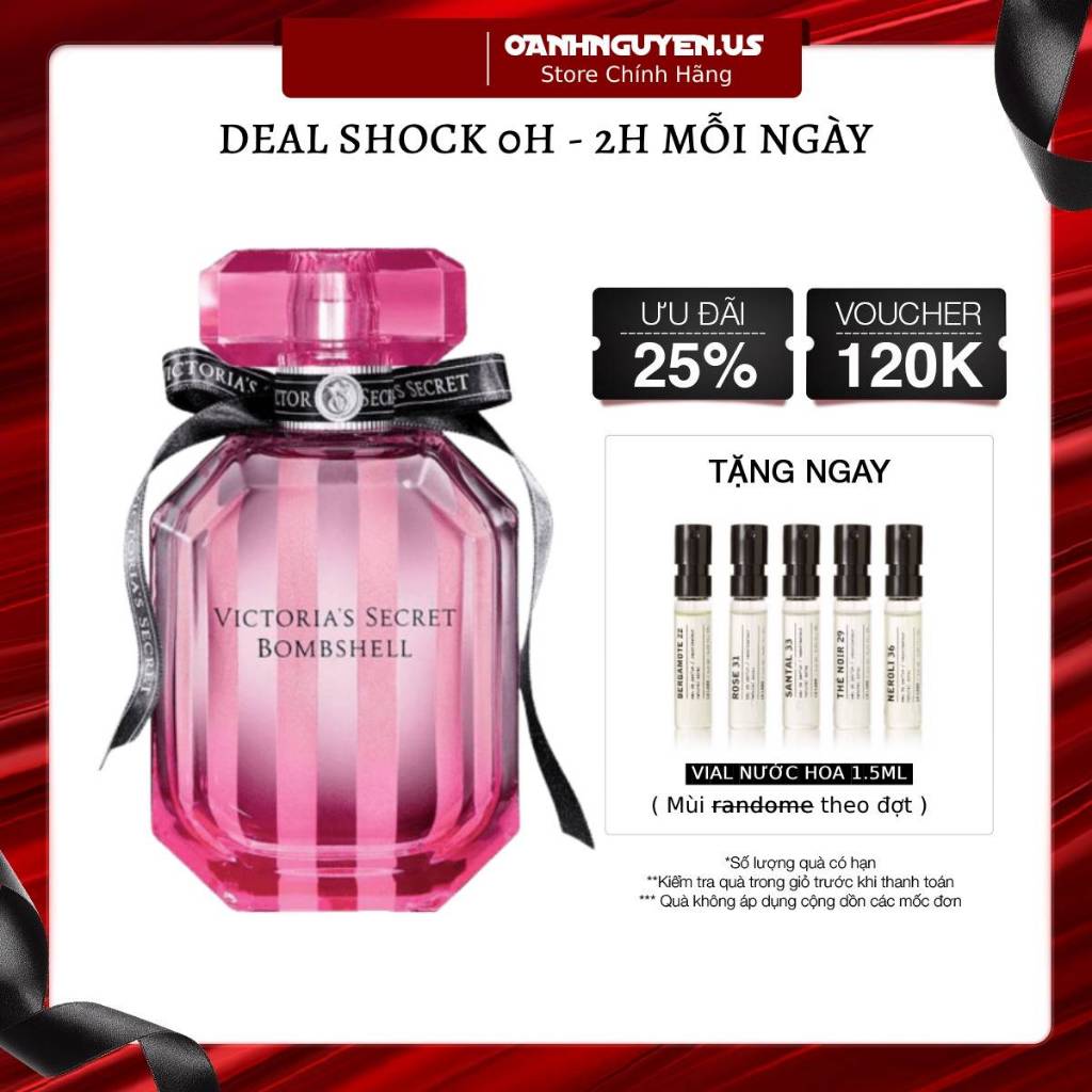Nước Hoa Victoria 'S secret Bombshell EDP Lâu Phai Quyến Rũ Cho Nữ 100ml