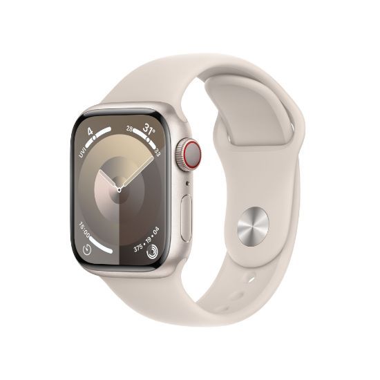 Đồng hồ Apple Watch Series 9 41mm (GPS + Cellular) Viền nhôm - Dây cao su