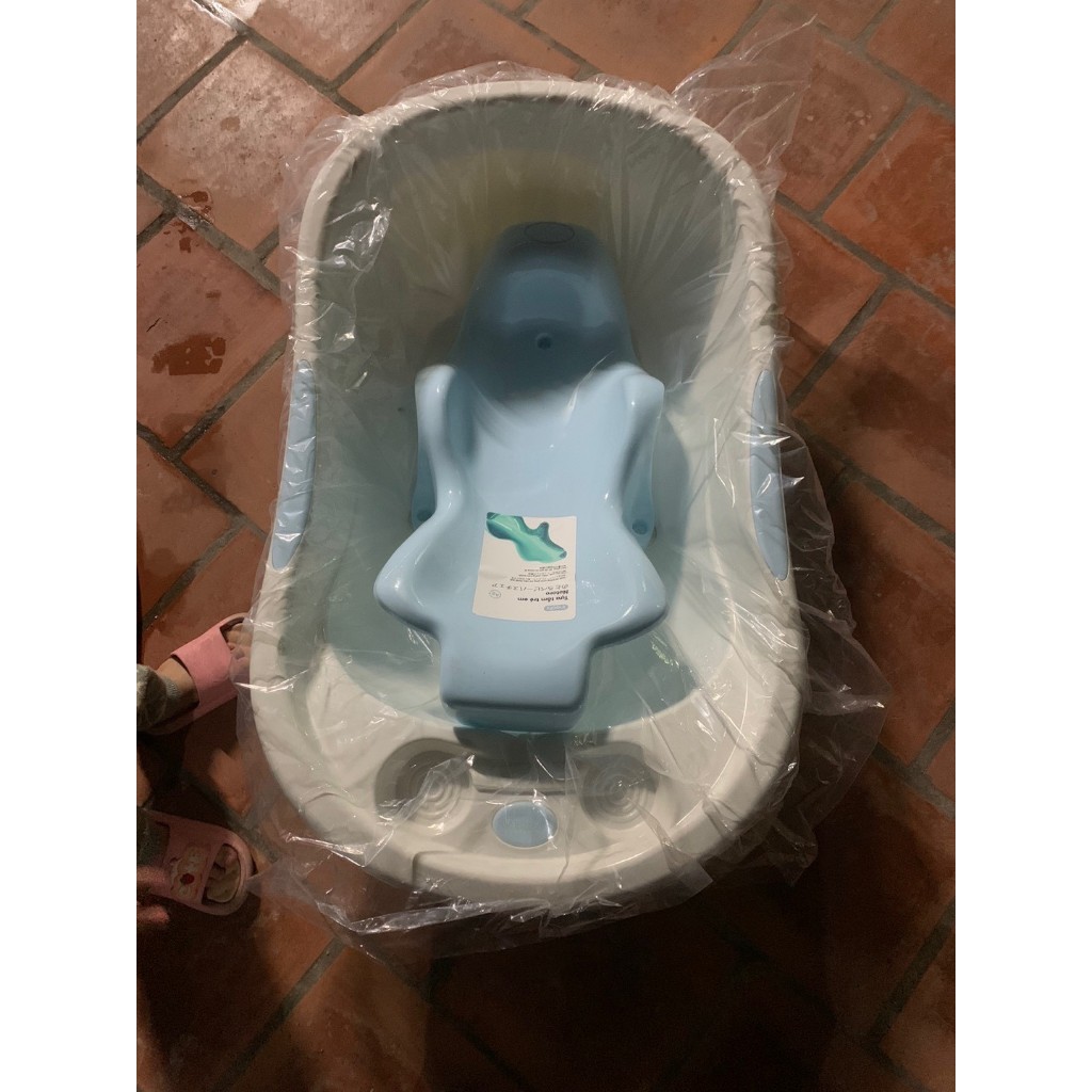 Thau tắm trẻ em kèm tựa Notoro - INOCHI - Kích thước: 863x524x238 mm