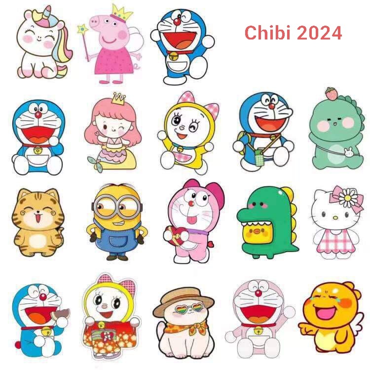 Combo 10 bao lì xì chibi 3D