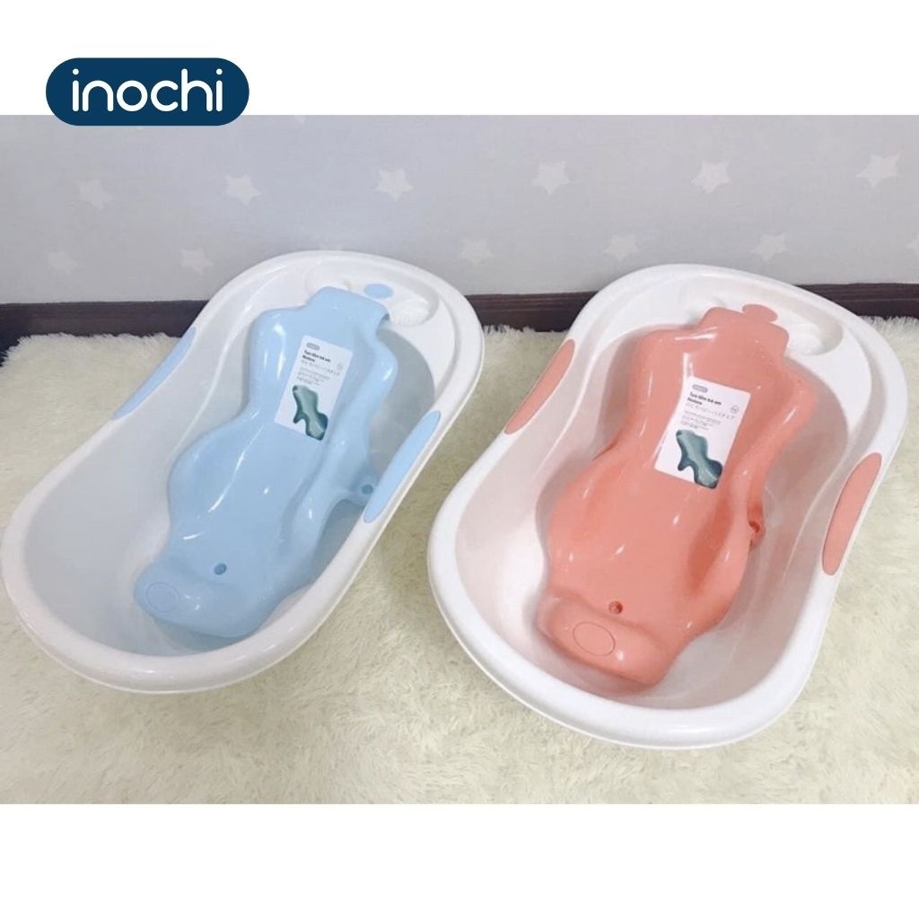 Thau tắm trẻ em kèm tựa Notoro - INOCHI - Kích thước: 863x524x238 mm