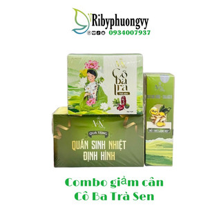 Cô ba trà sen đông anh nguyễn huỳnh như tặng cao gừng tan mỡ + quần sinh nhiệt