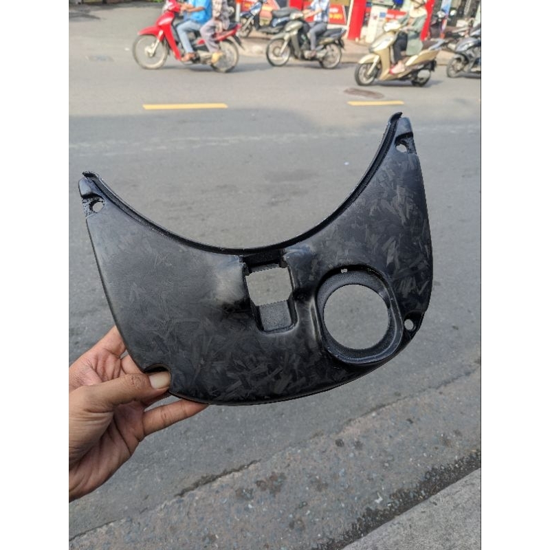 Ốp che bình xăng Carbon Forged cho Vespa Sprint/Primavera