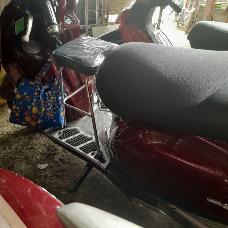 Ghế Inox Ngồi Xe Máy Cho Bé Các Loại Xe Không Có Vòng ,Ghế Đôn Xe Máy