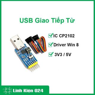 Usb giao tiếp từ Com CP2102 sang TTL RS232/485 3V3 / 5V V2