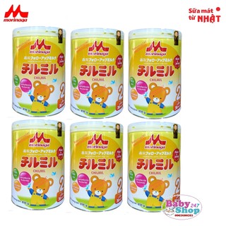 Combo 6 hộp Sữa Morinaga số 2 850g mẫu mới (Nhập khẩu chính hãng, date 2026)
