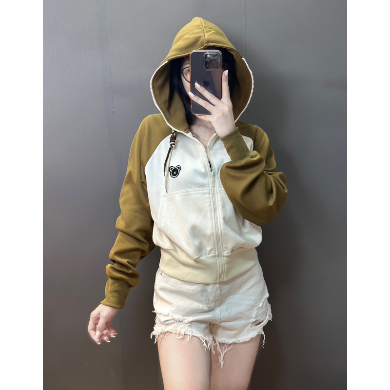 ÁO KHOÁC COTTON 2d Xịn raglan mới_Bee_ form lửng