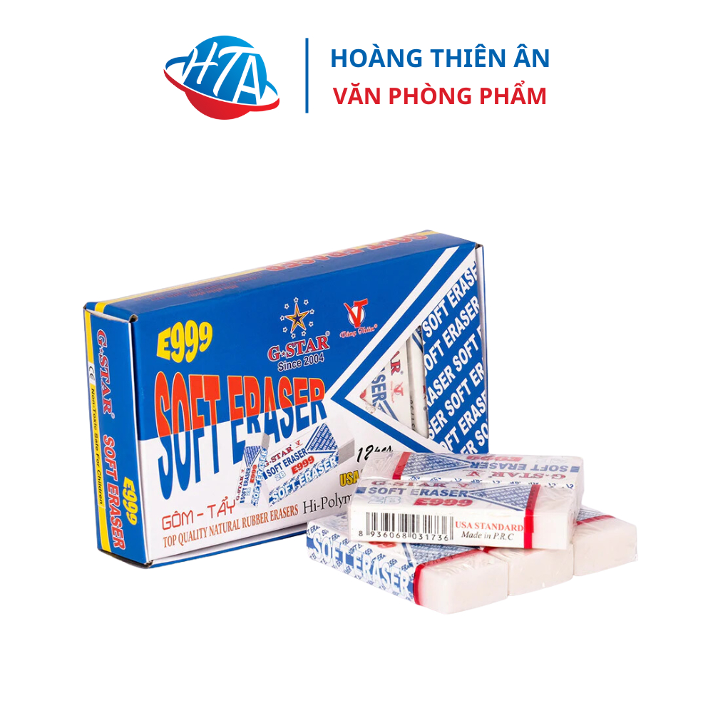 Gôm E-999 GS trắng | Hoàng Thiên Ân