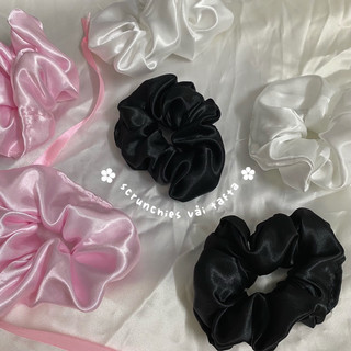 Chun buộc tóc scrunchies vải tafta // holycow