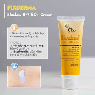 Kem chống nắng dạng gel Fixderma Shadow Gel SPF30+ 75g - SPF 50