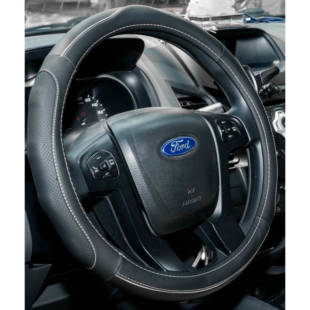 BỌC VÔ LĂNG DA Ô TÔ FORD TERRITORY CHẤT LIỆU  BẰNG DA CỪU 100% - hàng chính hãng