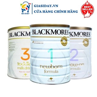 Sữa blackmores số 1,2,3 úc 900g chính hãng