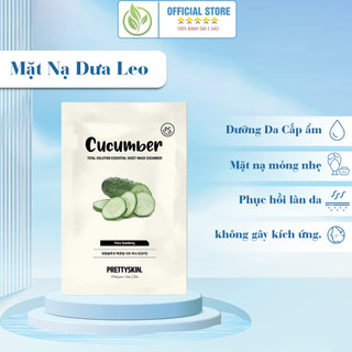 Mặt nạ prettyskin dưa leo - mặt nạ cấp ẩm haru beauty dưa leo dưỡng da cấp ẩm toàn diện làm dịu làn da nhạy cảm