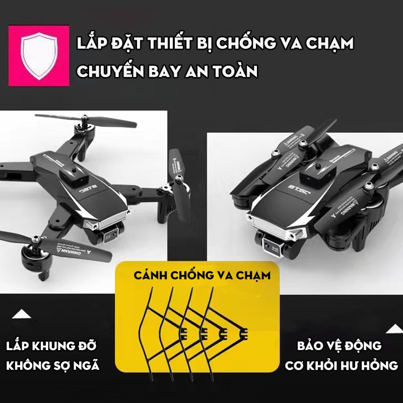 flycam Điều khiển từ xa Drone HD chuyên nghiệp thông minh Drone công nghệ đen đồ chơi  em
