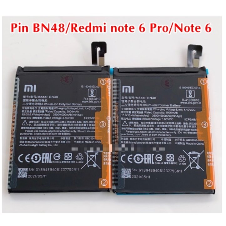 Pin Redmi note 6 pro/BN48 xiaomi