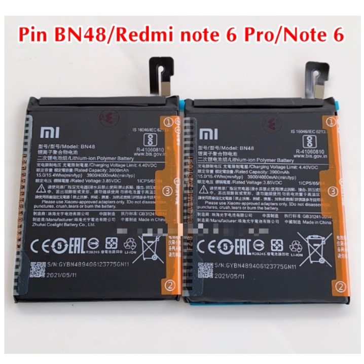Pin Redmi note 6 pro/BN48 xiaomi
