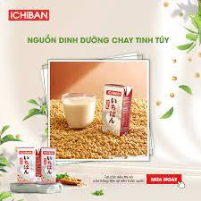 Thùng 48 hộp sữa đậu nành Ichiban nguyên chất 180ml