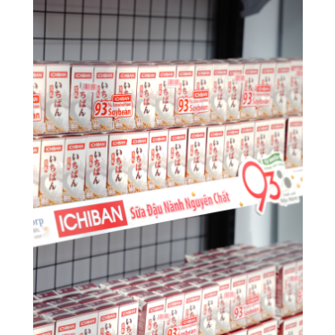 Thùng 48 hộp sữa đậu nành Ichiban nguyên chất 180ml