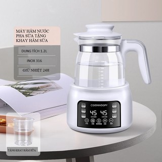 [RẺ VÔ ĐỊCH] Máy Đun Nước Siêu Tốc JM8601, hâm nước pha sữa, điều chỉnh, hiển thị nhiệt độ mong muốn 24h