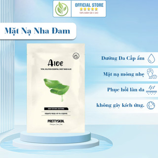 Mặt nạ nha đam prettyskin - mặt nạ nha đam haru beauty chiết xuất từ thiên nhiên, phục hồi toàn diện, cấp ẩm