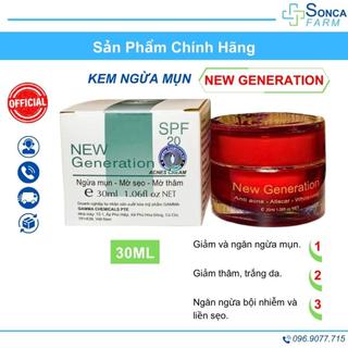 Kem Ngừa Mụn New Generation 30G Giảm Mụn Trứng Cá, Giảm Thâm