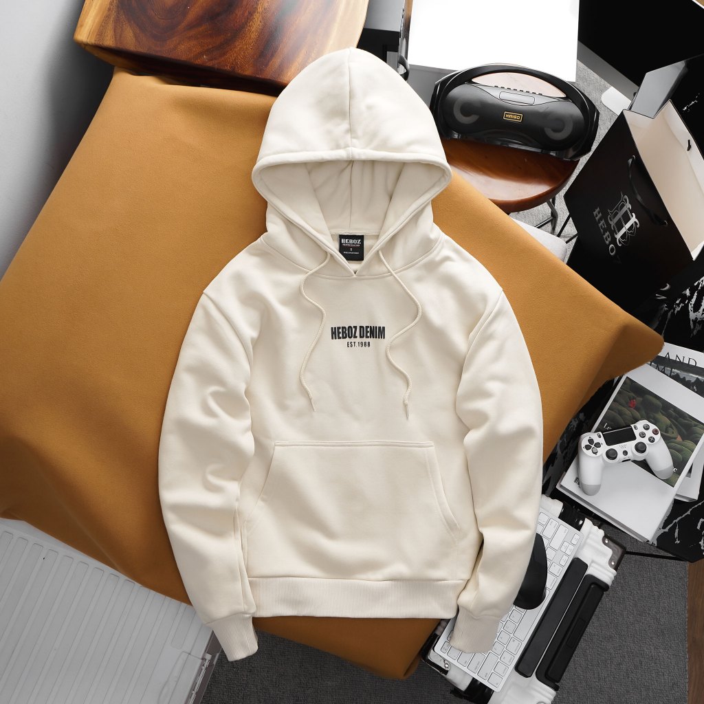 Áo hoodie, áo nỉ có nón chất vải nỉ bông cao cấp Heboz 3M - 00001788