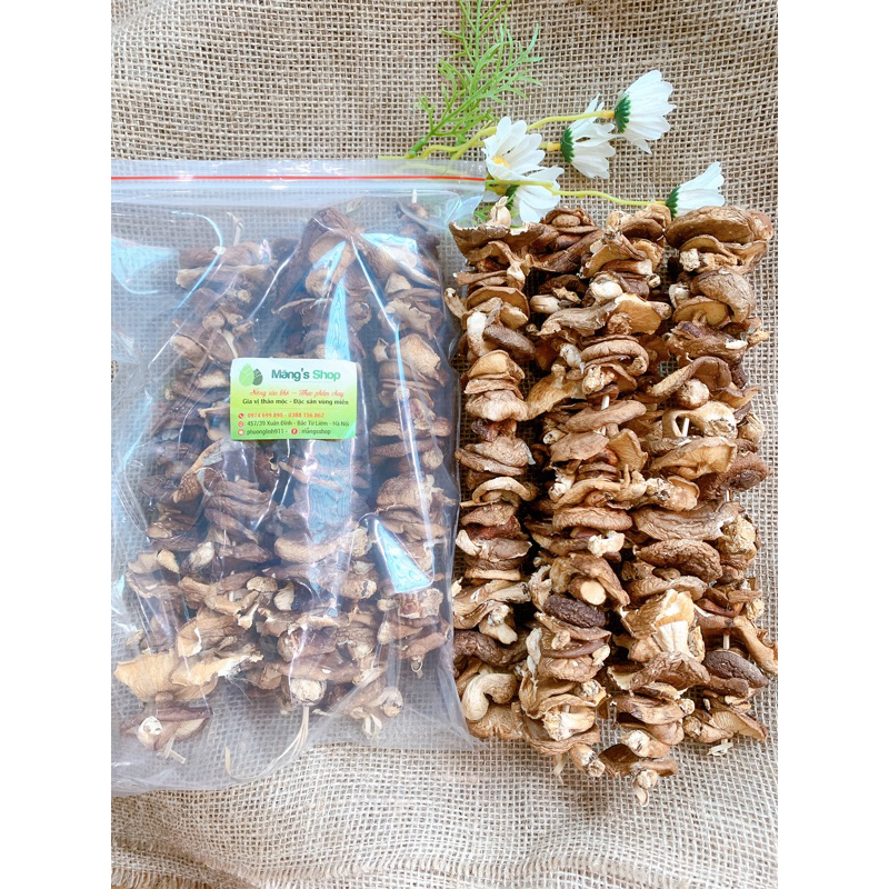 Nấm hương khô SaPa loại 1: To - Dày - Thơm - Trắng