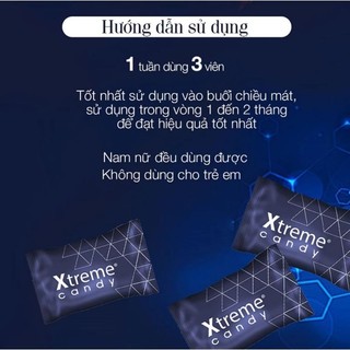 ( che tên) nguyên hộp 30 viên kẹo xtreme chính hãng