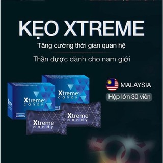( che tên) nguyên hộp 30 viên kẹo xtreme chính hãng