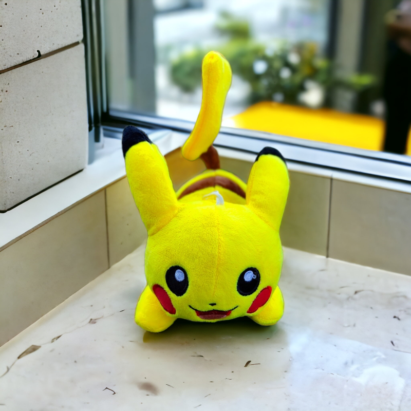 Gấu Bông Pikachu Nhí 20cm Vải Nhung Mền Mịn
