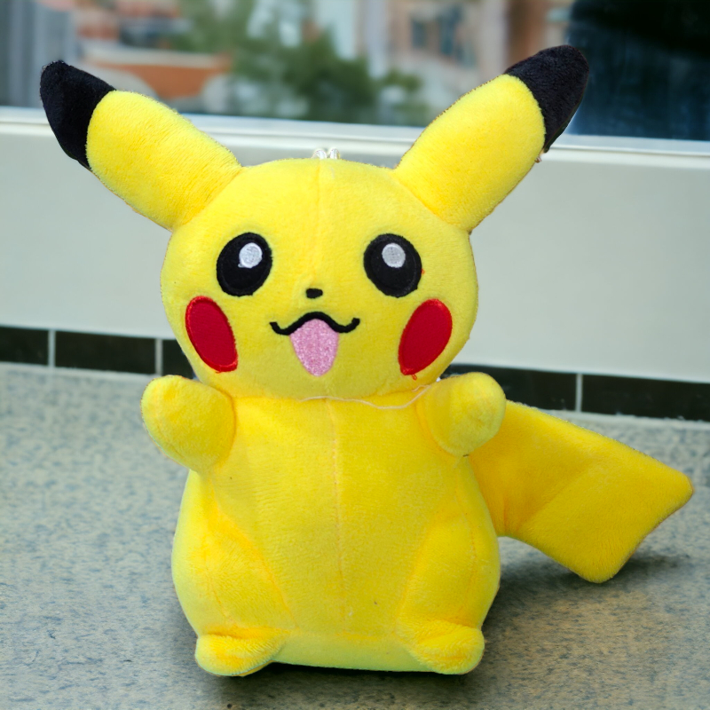 Gấu Bông Pikachu Nhí 20cm Vải Nhung Mền Mịn