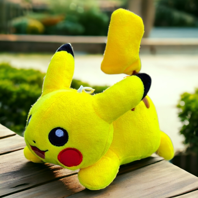 Gấu Bông Pikachu Nhí 20cm Vải Nhung Mền Mịn