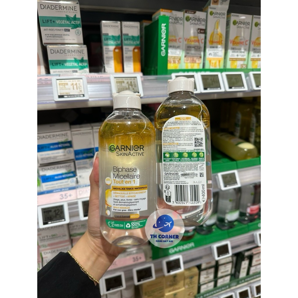 Nước Tẩy Trang làm sạch sâu dịu nhẹ cho mọi loại da - Garnier Micellar Cleansing Water 400ml