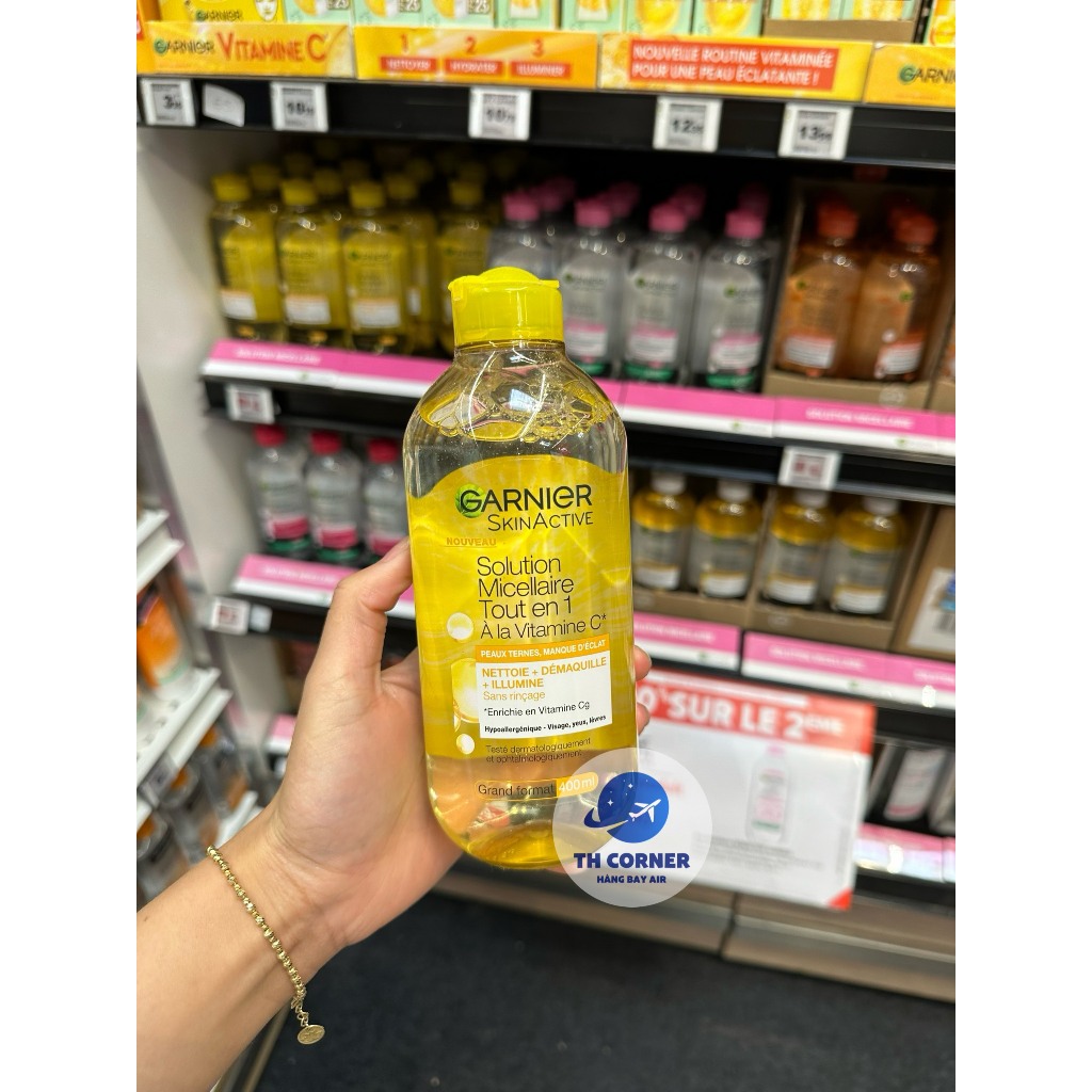 Nước Tẩy Trang làm sạch sâu dịu nhẹ cho mọi loại da - Garnier Micellar Cleansing Water 400ml