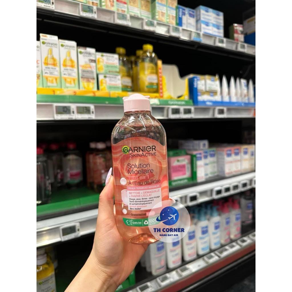 Nước Tẩy Trang làm sạch sâu dịu nhẹ cho mọi loại da - Garnier Micellar Cleansing Water 400ml