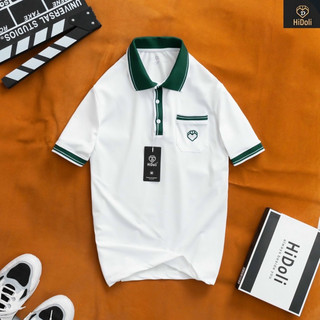 Áo thun cộc tay cổ bẻ nam nữ, áo polo nam nữ chất poly cá sấu
