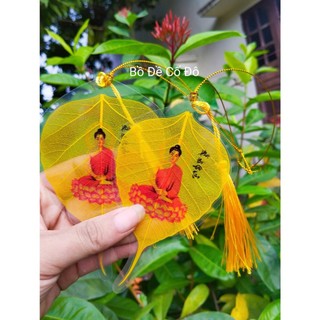 Lá bồ đề treo xe Vạn Dặm Bình An