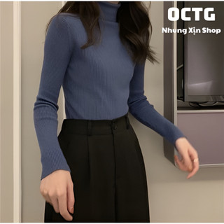 Áo len tăm body cổ lọ