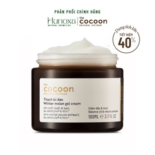 Thạch bí đao dưỡng ẩm Cocoon, Kem dưỡng ẩm cho làn da mềm mại và ngừa mụn 100ML - HUNOXA