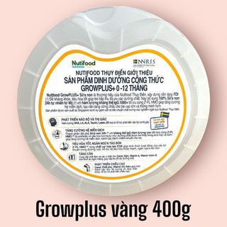 Sữa bột nuti Growplus vàng 0+ lon 400g ( SINGAPORE )
