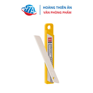 Lưỡi dao rọc giấy Deli 2012 trung 0.4x9x80mm | Hoàng Thiên Ân