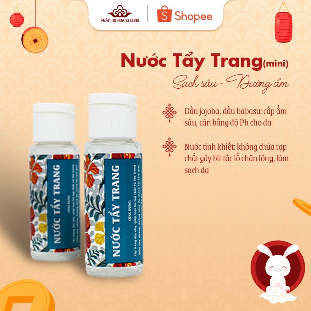 Nước Tẩy Trang Mini Size Phấn Nụ Hoàng Cung 20ml